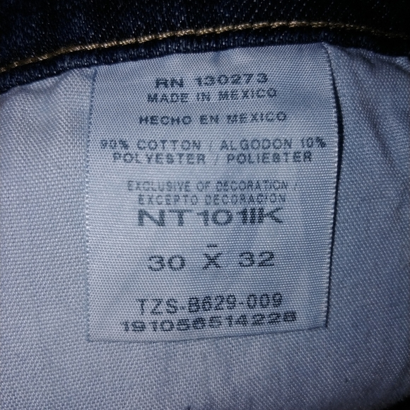 NorthCrest jeans. Size 30x32 Black. - Picture 7 of 7